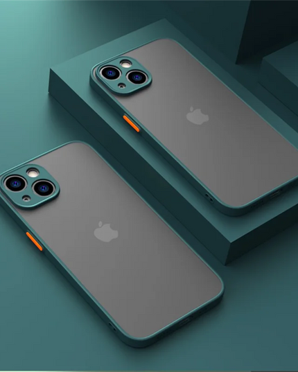 Jingjia Armor Bumper Shockproof Case For iPhone 15 11 12 13 Mini 14 Pro XR X Xs Max 7 8 Plus SE 2020 Silicone Hard Cover Capa