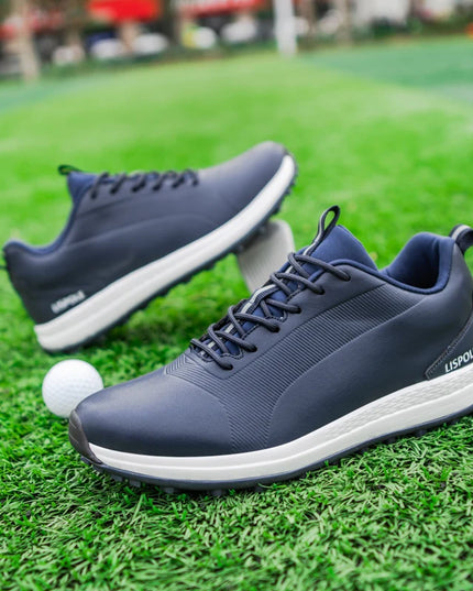 2025 Comfortable Golf Shoes Men Big Size 39-48 Professional Golf Spikeless Sneakers Non-Slip Waterproof Golfer Walking Footwear