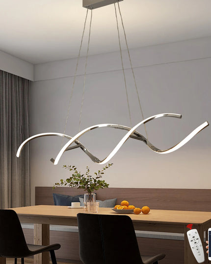 Modern chandelier Lights Simple Dining Room Lights Kitchen Long led Chandelier Living Room Pendant Lamp Home Decoration Lighting