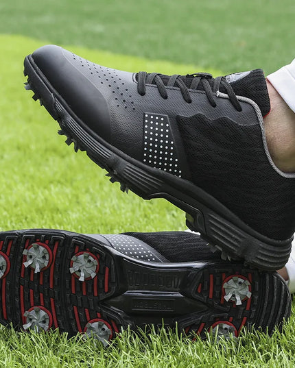 Waterproof Golf Shoes for Men Spikeless Outdoor Golf Sport Training Sneakers Classic Mens Golf Trainers Big Size 13 14