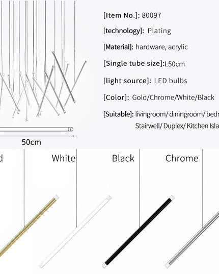 Modern Home Decoration Led Ceiling Chandelier Kitchen Stairs Lighting Lamp Living Room Decor Designer Chandeliers Dining Loft