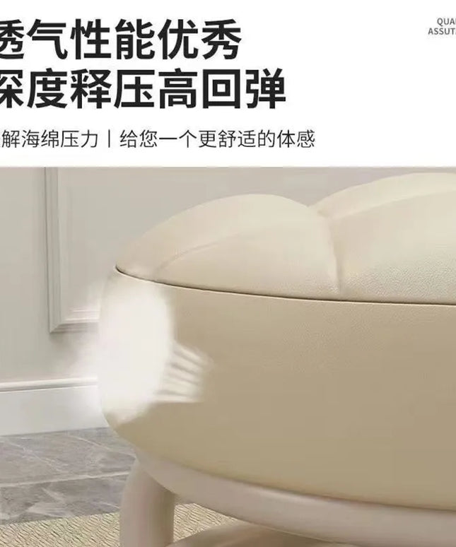 Pulley, Low Stool, Universal Wheel, Small Stool, Seat with Wheels, CHILDREN'S Multi-functional Shoe Changing Stool, round Stool