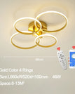 4 Rings L660xW520mm / China Mainland / Dimmable RC With APP