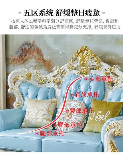 2 Seater Sleeper Sofa Modern Double Classic Relaxing Romantic Sofa Apartment Corner Divani Da Soggiorno House Accessories