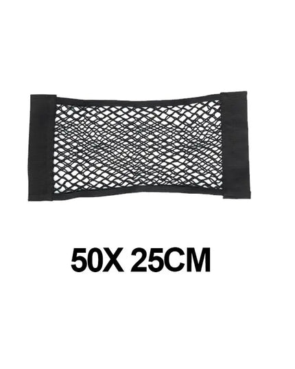 Car Trunk Storage Bag Nylon Mesh Nets Auto Back Rear Trunk Organizer Elastic String Luggage Net Holder Pocket Vehicle supplies