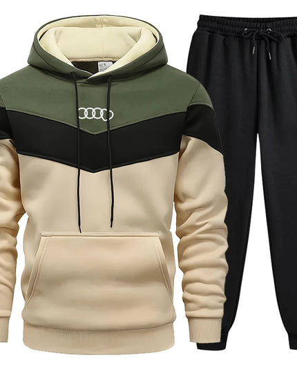 Men's Clothing Casual Sweatshirt Suit Sweatshirts for Men Daily Tricolor Hoodies Hot High Quality 2024 Sports Tracksuit Jogging