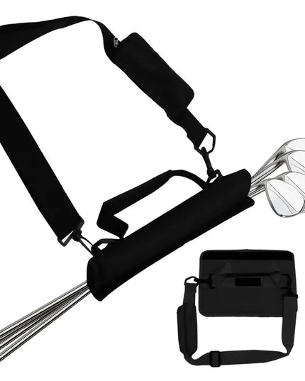 Foldable Golf Clubs Bag Beginner Practice Golf Gun Bag Oxford Cloth Portable Club Storage Bags Professional Sports Accessories