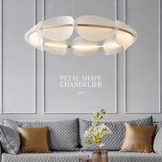 Modern leaf chandelier luxury designer Acrylic ring light Dining Room Home Bedroom Kitchen Hanging Lights Decor sofa living room