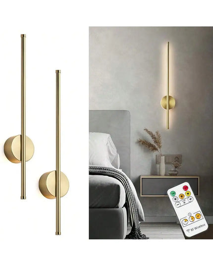 LED Rechargeable Wall Light Installation Free Wall Sconce 1PC 50CM  Dimming For Livingroom Sofe Beside Bedroom Wall Decor Lamp