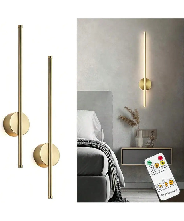 LED Rechargeable Wall Light Installation Free Wall Sconce 1PC 50CM  Dimming For Livingroom Sofe Beside Bedroom Wall Decor Lamp