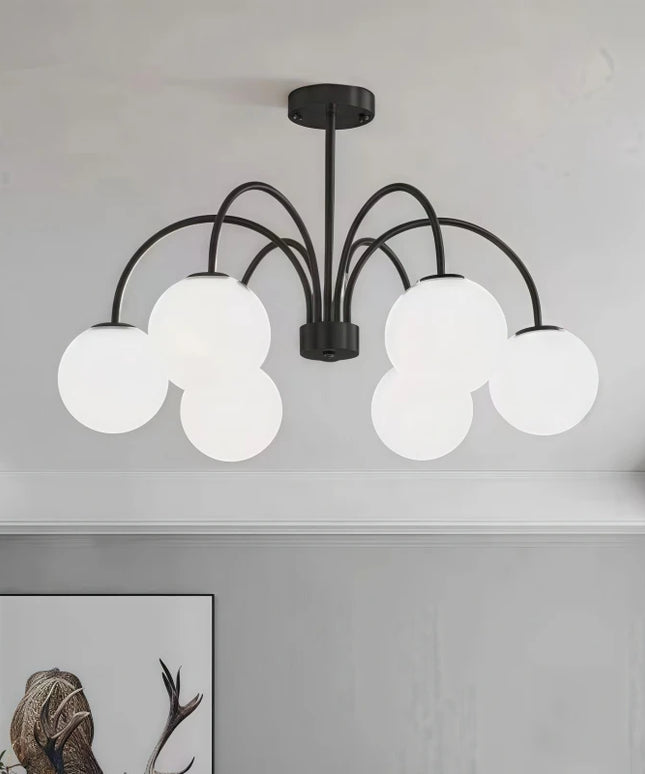 Modern E27 LED Chandelier Light  For Living Room Bedroom Dining Table Kitchen Study Ceiling Pendant Lamps Lustre Home Decoration