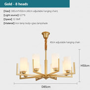 Modern Modern Led Chandelier Nordic Living Room Lamp Retro Simple Dining Room Decoration Iron Art LED Hanging Lamps Pendant Ligh