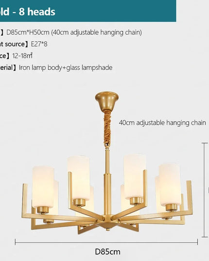 Modern Modern Led Chandelier Nordic Living Room Lamp Retro Simple Dining Room Decoration Iron Art LED Hanging Lamps Pendant Ligh