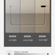 Modern LED Strip Chandelier Light Restaurant Kitchen Decor Ceiling Gold Hanging Pendants Living Room Lighting Indoor Lamp Lustre