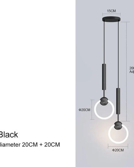 Modern Led Chandeliers Lighting Decoration Bedroom Dining Table Pendant Lights Living Room Kitchen Hanging Lamp Luxury Lustres