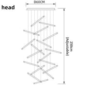 Modern Home Decoration Led Ceiling Chandelier Kitchen Stairs Lighting Lamp Living Room Decor Designer Chandeliers Dining Loft