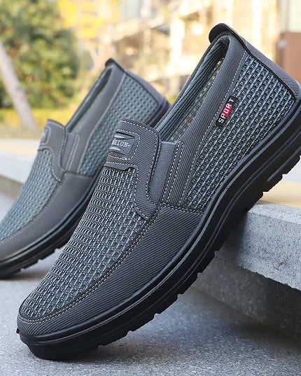 Men's Fashionable Solid Woven Knitted Running Shoes - Lightweight, Breathable and Non-Slip - Perfect Sports Shoes for Outdoor Activities