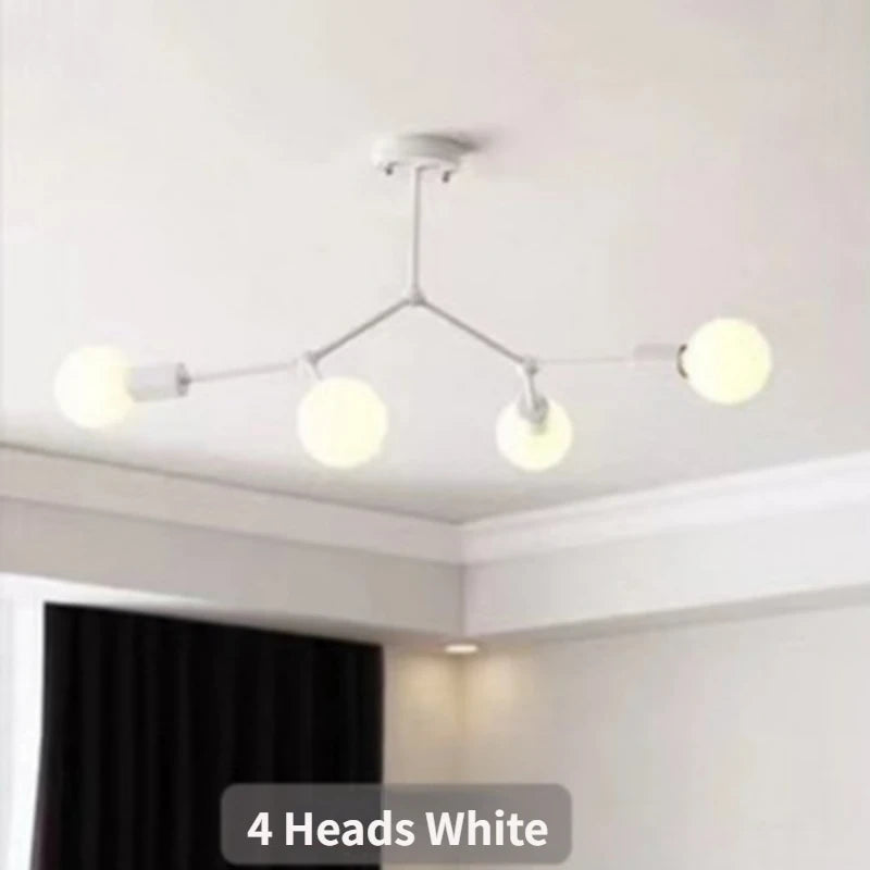 Modern Loft LED Chandelier Light Tree Branch Chandelier Lamp Decorative Chandelies Ceiling Hanglight for Kitchen Living Room