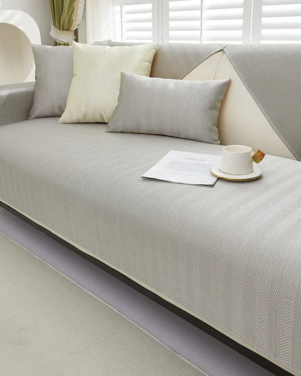 Ice Silk Sofa Cushion Summer Summer Cool Cushion Cushion 2023 New Anti slip Backrest Full Cover Cloth Towel Set