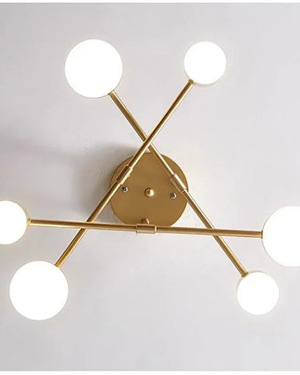 Modern LED Ceiling Chandelier White 6 Heads Hanging Lamp Light  For Ceiling Dining Living Rooms Bedroom Hall Home Decor Fixtures