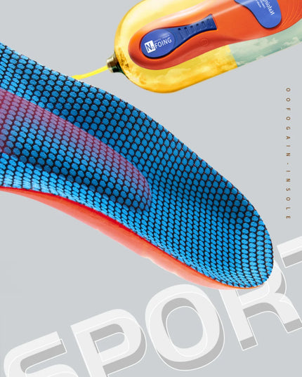 Sport Orthopedic Insoles for Feet Men Women EVA Breathable Shock Absorption Shoes Insole for Running Basketball Sport Care Pads