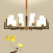 Modern Modern Led Chandelier Nordic Living Room Lamp Retro Simple Dining Room Decoration Iron Art LED Hanging Lamps Pendant Ligh