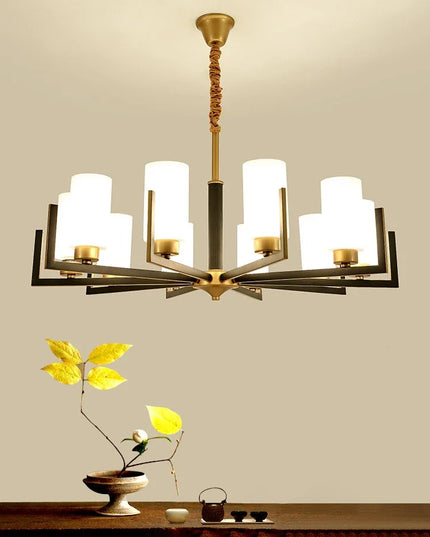 Modern Modern Led Chandelier Nordic Living Room Lamp Retro Simple Dining Room Decoration Iron Art LED Hanging Lamps Pendant Ligh