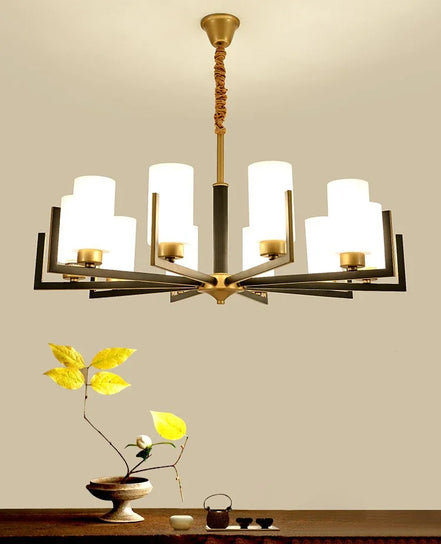 Modern Modern Led Chandelier Nordic Living Room Lamp Retro Simple Dining Room Decoration Iron Art LED Hanging Lamps Pendant Ligh