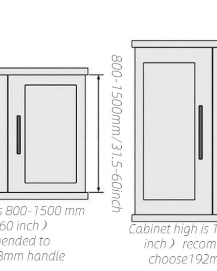 Hidden Handles for Furniture Kitchen Cabinet Handles Minimalist Wardrobe Cupboard Drawer Knobs Aluminum Alloy Furniture Handles