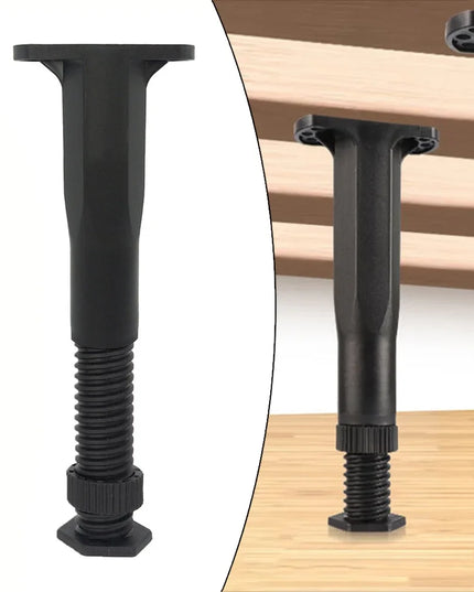 Furniture Hardware Feet Telescopic Furniture Stand Support Plastic Steel Stand Adjustable Heightening Bracket Bed Beam Support