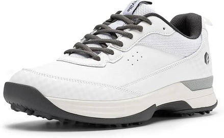 FitVille Wide Golf Shoes Men Professional Outdoor Water Resistant Golf Shoes for Course with Spikes
