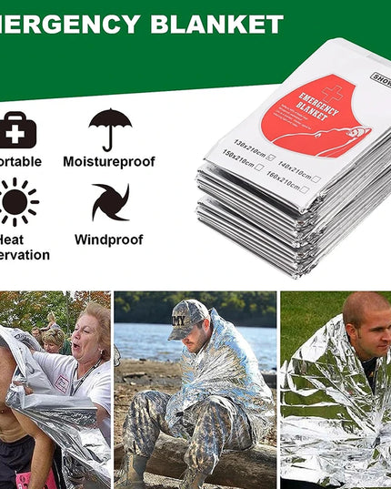 First Aid Kit - 188 pcs - for car, home, travel, camping, office or sport, fully stocked with emergency and survival essentials