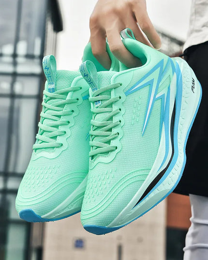 Running Shoes Speciality Marathon Men Sports Breathable Lightweight Carbon Board Women's Comfortable Athletic Nonskid Sneakers