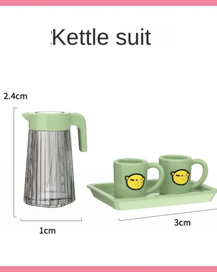 1:12 Dollhouse Miniature Furniture Accessories Sofa Floor Lamp Shelf Kettle Doll House Bedroom Kitchen Furniture Model