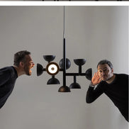 Postmodern chandelier Restaurant Creative danish designer light  Living Room Simple LED Indoor bedroom aesthetic lights