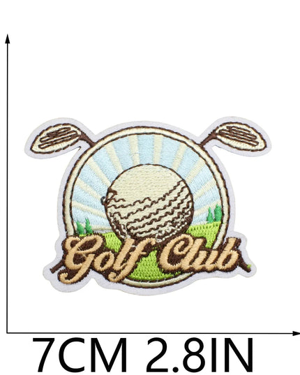 GOLF Emblem Clothing Accessories Badge Sticker Embroidered Embroidery Sticker Iron-on Patches