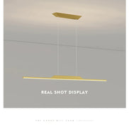 Modern LED Chandelier for Dining Room Kitchen Bar Living Bedroom Ceiling Pendant Lamp Black Simple Design Chandelier Light