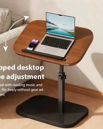 Multifunctional Lift Workstation For Small Space Computer Desk Foldable Bedside Table Adjustable Laptop Home Office Tea Table