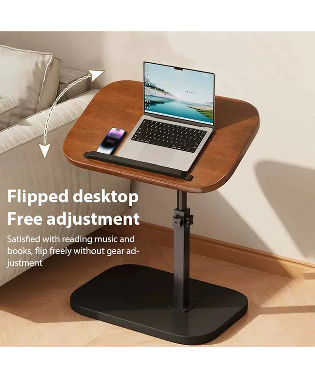 Multifunctional Lift Workstation For Small Space Computer Desk Foldable Bedside Table Adjustable Laptop Home Office Tea Table