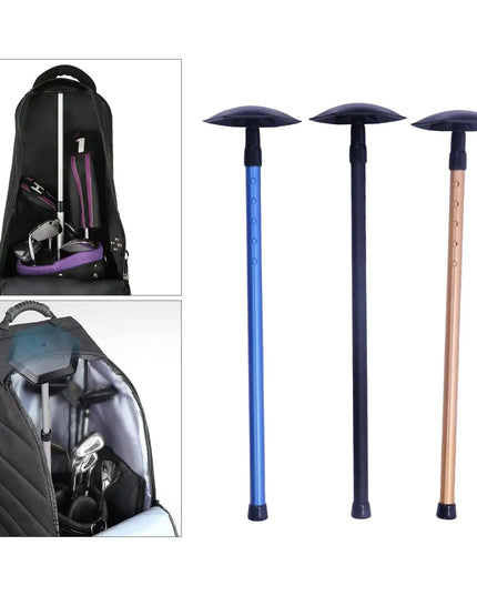 Golf Club Protector Travel Bag Spine Support System Rod Aluminum Adjustable Golf Support Protection Pole Stick Arm