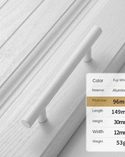 Handles Drawer Cabinet Furniture Kitchen Handles for Cabinet Knob Door Drawer Furniture Kitchen Knob Simplicity Fuji White