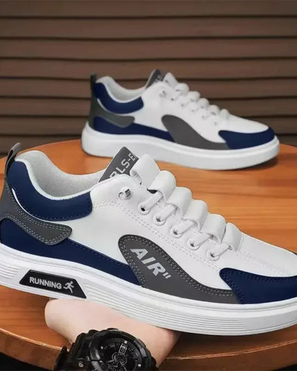 New Men's Shoes Leather Fashion Low-top Men's Casual Trendy Shoes Running Sports