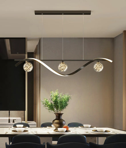 New Modern Led Chandelier For Living Room Dining Room Kitchen Ceiling Pendant Lights Nordic Minimalist Dining Tables Lamps