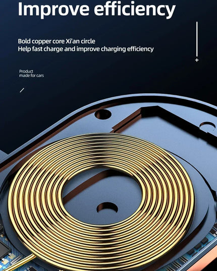 VIKEFON 30W Car Wireless Charger Car Phone Holder for iPhone 12 Pro Max 11 Pro X MAX 8 7 Plus Intelligent Infrared Phone Holder