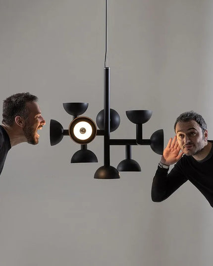 Postmodern chandelier Restaurant Creative danish designer light  Living Room Simple LED Indoor bedroom aesthetic lights
