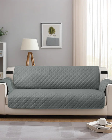 Sofa Covers Waterproof Sofa Slipcovers 1/2/3/4 Seater Non Slip Cover for Kids Pets Washable Sofa Protector with Elastic Strap