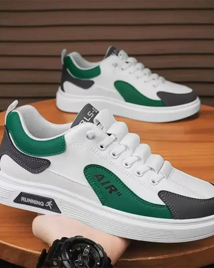 New Men's Shoes Leather Fashion Low-top Men's Casual Trendy Shoes Running Sports