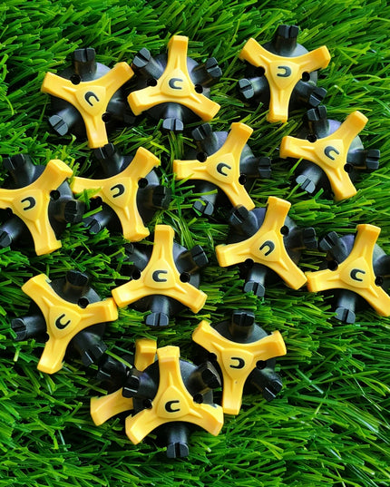 30pcs Soft Golf Shoe Spikes Metal Thread Studs Replacement Fit Golf Spike With Wrench Tool