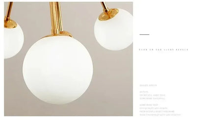 Modern Global Led Chandelier Kitchen Restaurant Living Room Pendant Lamp Organic Glass Acrylic Artificial Satellite Decor Lights