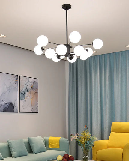 Modern Glass led Chandelier Lighting Ceiling Chandeliers Light For Dining Living Room Bedroom Kitchen Indoor Lustre Fixture Lamp